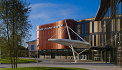 South West Acute Hospital Enniskillen, main entrance.